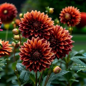 Георгин Маскарад купить по цене от 699р. в интернет-магазине «Посадика» с доставкой почтой в в Звенигороде и по всей России – [изображение №1].