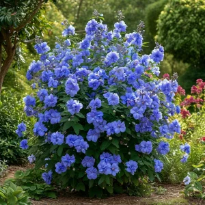 Гибискус Сансет Блоссом купить по цене от 248р. в интернет-магазине «Посадика» с доставкой почтой в в Звенигороде и по всей России – [изображение №1].