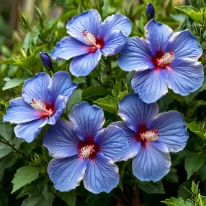 Гибискус садовый Блуминг Квин купить по цене от 259р. в интернет-магазине «Посадика» с доставкой почтой в в Звенигороде и по всей России – [изображение №1].