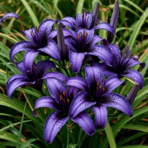 Лилейник Блю Айрис купить по цене от 324р. в интернет-магазине «Посадика» с доставкой почтой в в Звенигороде и по всей России – [изображение №1].