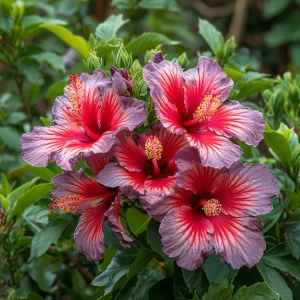 Гибискус Кримсон Флейм купить по цене от 479р. в интернет-магазине «Посадика» с доставкой почтой в в Звенигороде и по всей России – [изображение №1].