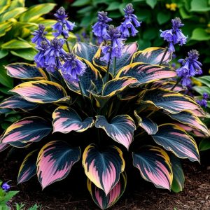 Хоста Пайн Эхо купить по цене от 699р. в интернет-магазине «Посадика» с доставкой почтой в в Звенигороде и по всей России – [изображение №1].